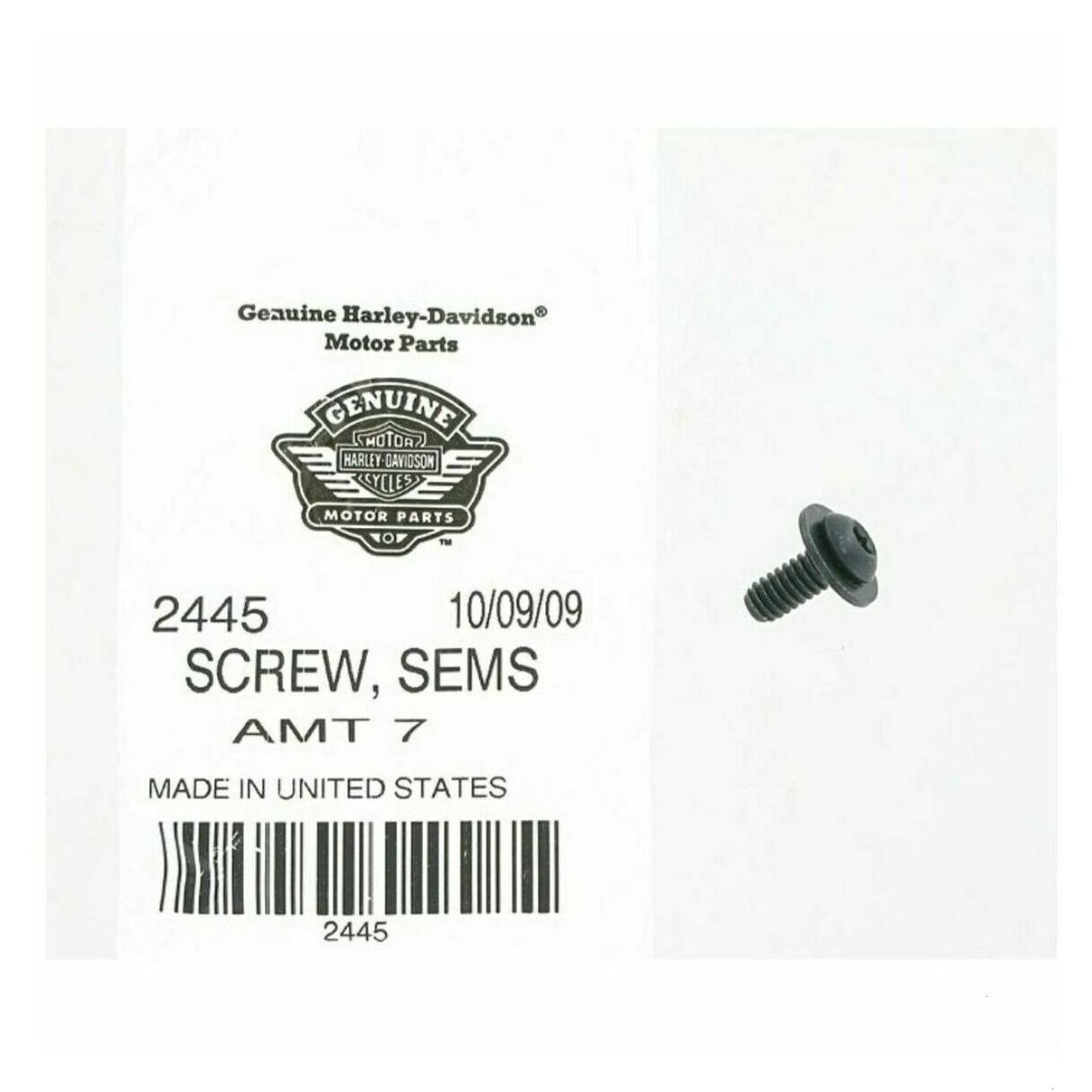 SEMS BUTTON HEAD SCREW, 1/4-20X9/16
