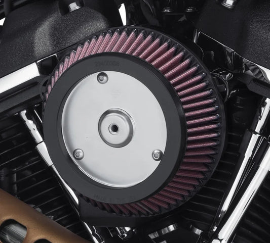 SE' ROUND HIGH-FLOW AIR CLEANER - '17+ SOFTAIL, TOURING & TRIKE