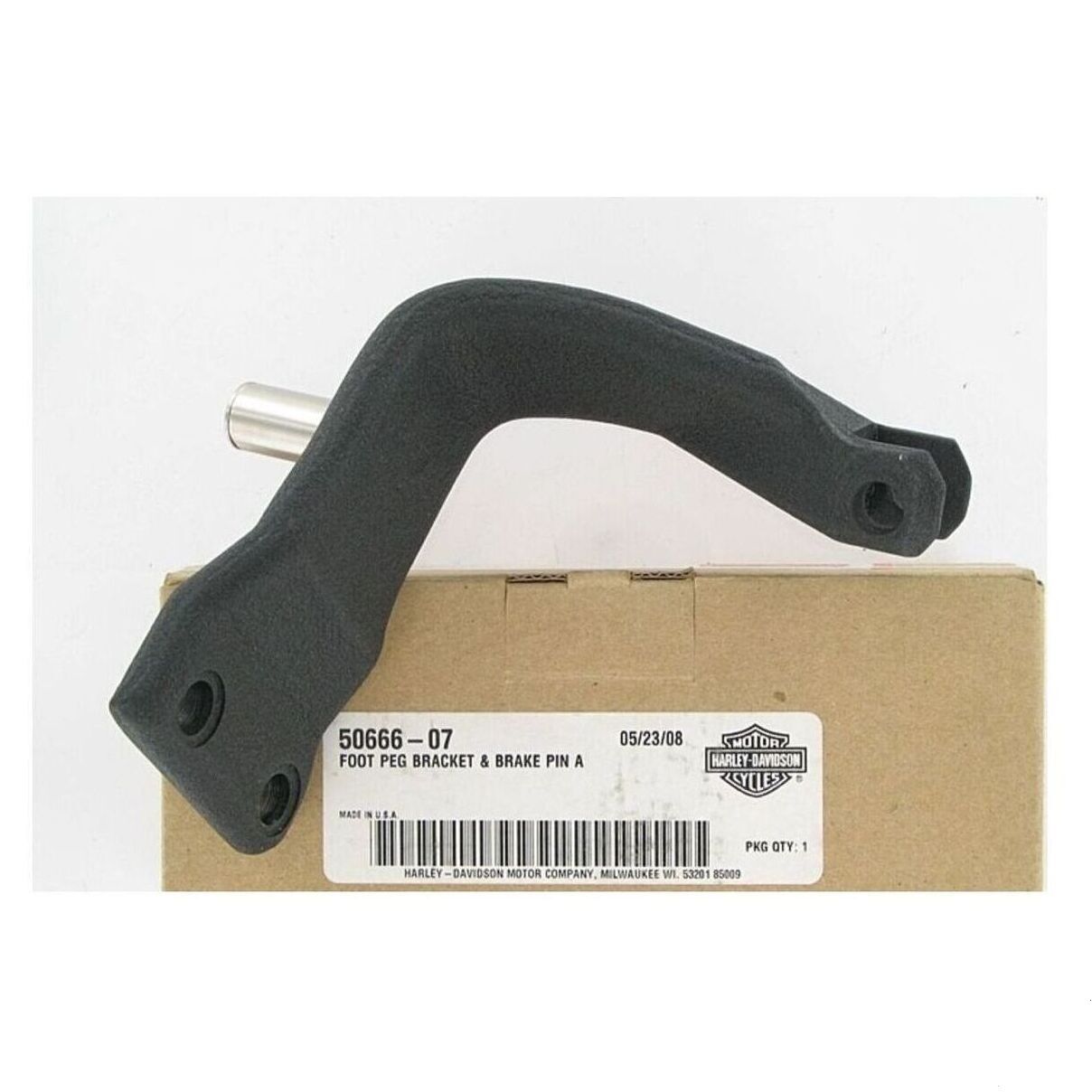 FOOT PEG BRACKET - BLACK