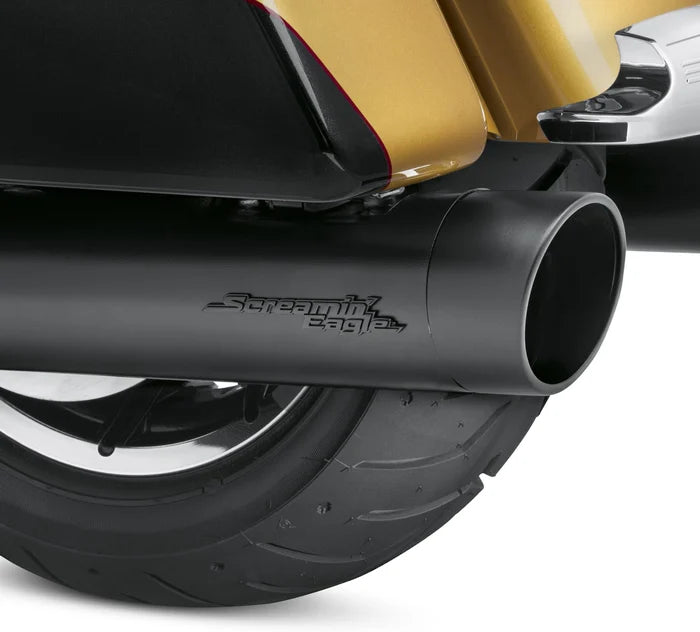 BLUNT SLASH STEEL MUFFLER ENDCAP-4.5" - (BLACK)