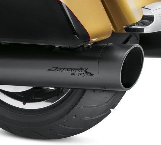 BLUNT SLASH STEEL MUFFLER ENDCAP-4.5" - (BLACK)