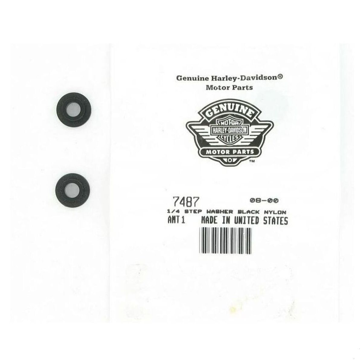 1/4 STEP WASHER BLACK NYLON