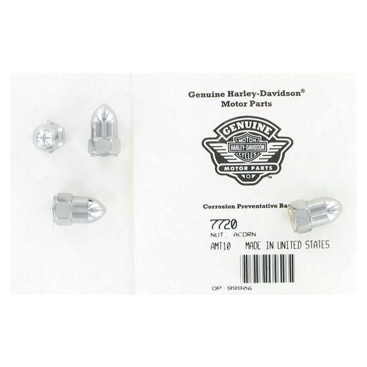 MIRROR ACORN NUT, 5/16-24 - CHROME