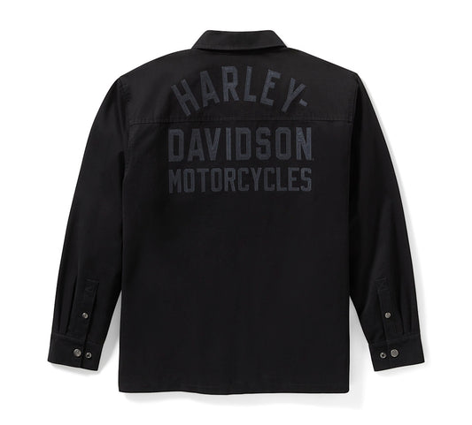 RACER SOLID FONT SHIRT JACKET