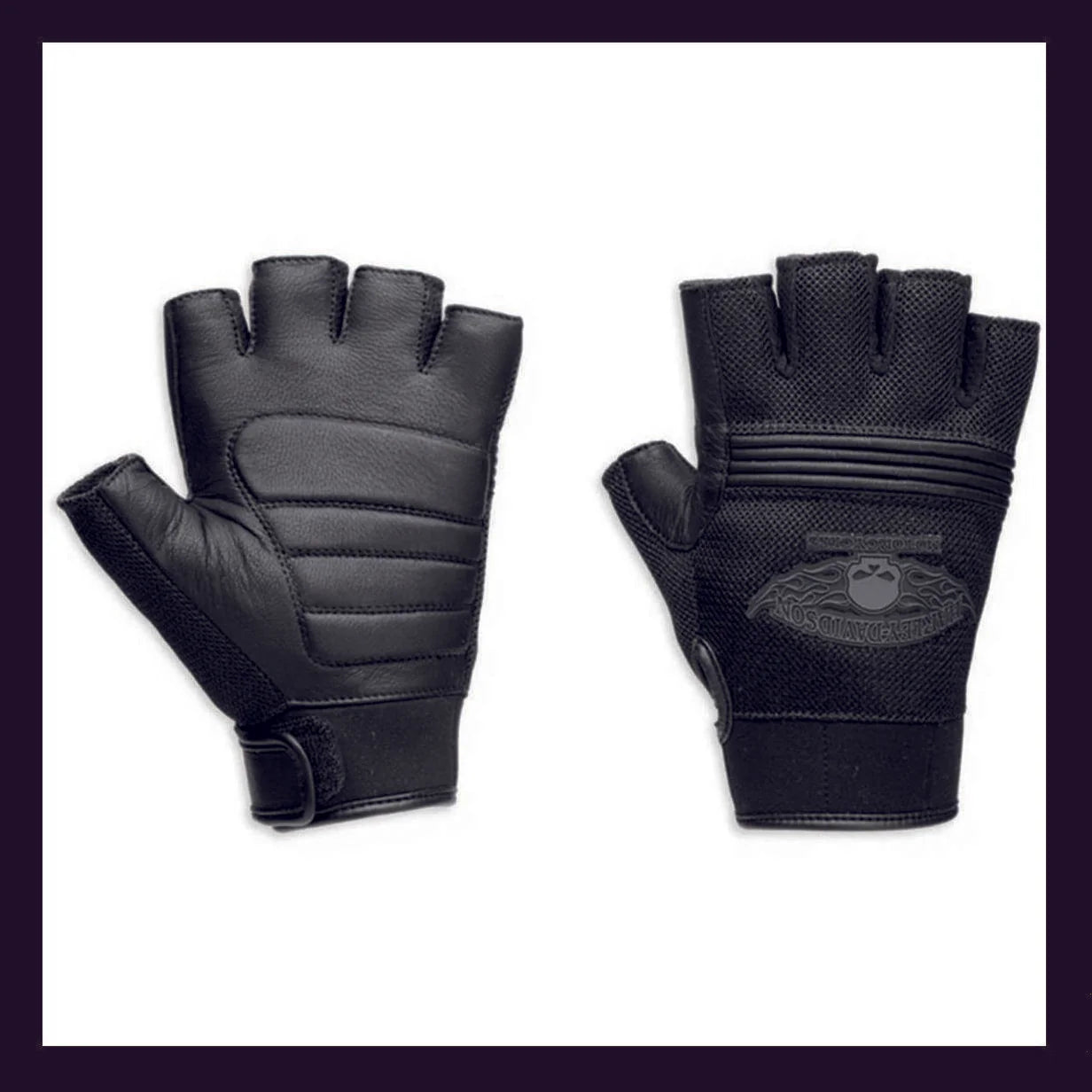 MEN’S WILLIE G SKULL FINGERLESS GLOVES