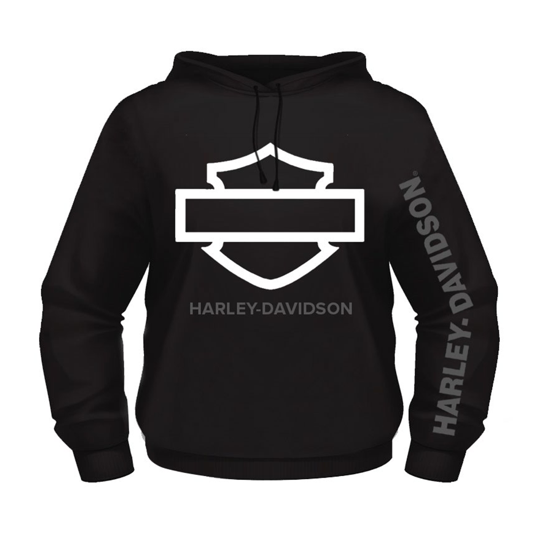 B&S OUTLINE FLEECE HOODIE