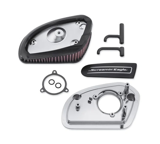 SCREAMIN' EAGLE HIGH-FLOW AIR CLEANER KIT -WEDGE - (CHROME)