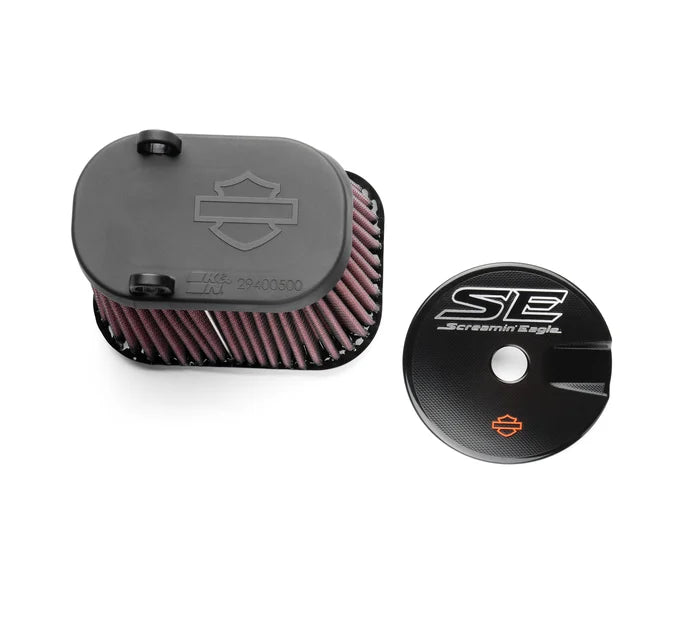 SE' HIGH-FLOW AIR FILTER & CLEANER TRIM - 24+ HELIX & 25+ FLFX/FXBR