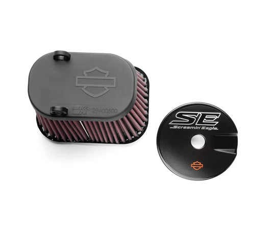 SE' HIGH-FLOW AIR FILTER & CLEANER TRIM - 24+ HELIX & 25+ FLFX/FXBR