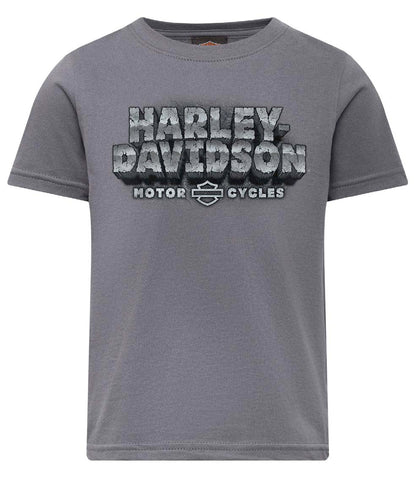 RUBBLE - KIDS DEALER TEE - CHARCOAL