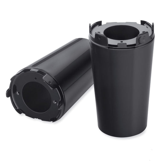 H-D GLOSS BLACK UPPER FORK SLIDER COVERS