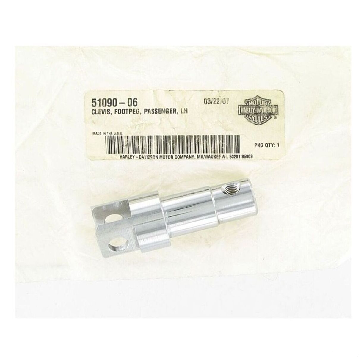 RIGHT PASSENGER FOOTPEG  CLEVIS