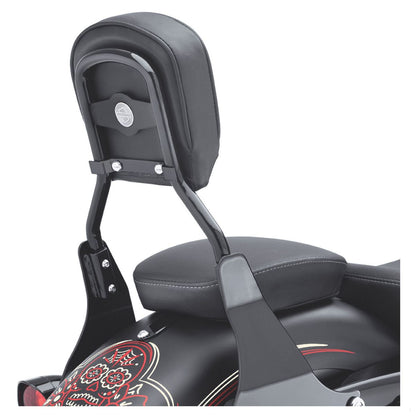 SISSY BAR LOW & ROUND - (BLACK)