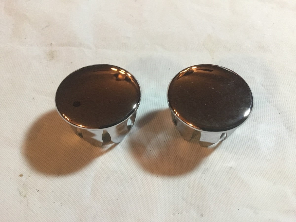 GRIPS BUTTON - BAR END PLUG - CHROME