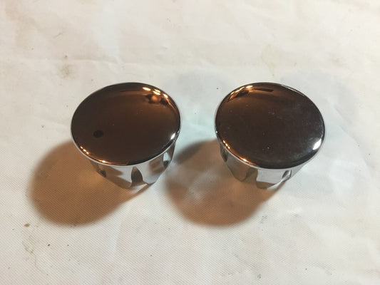 GRIPS BUTTON - BAR END PLUG - CHROME