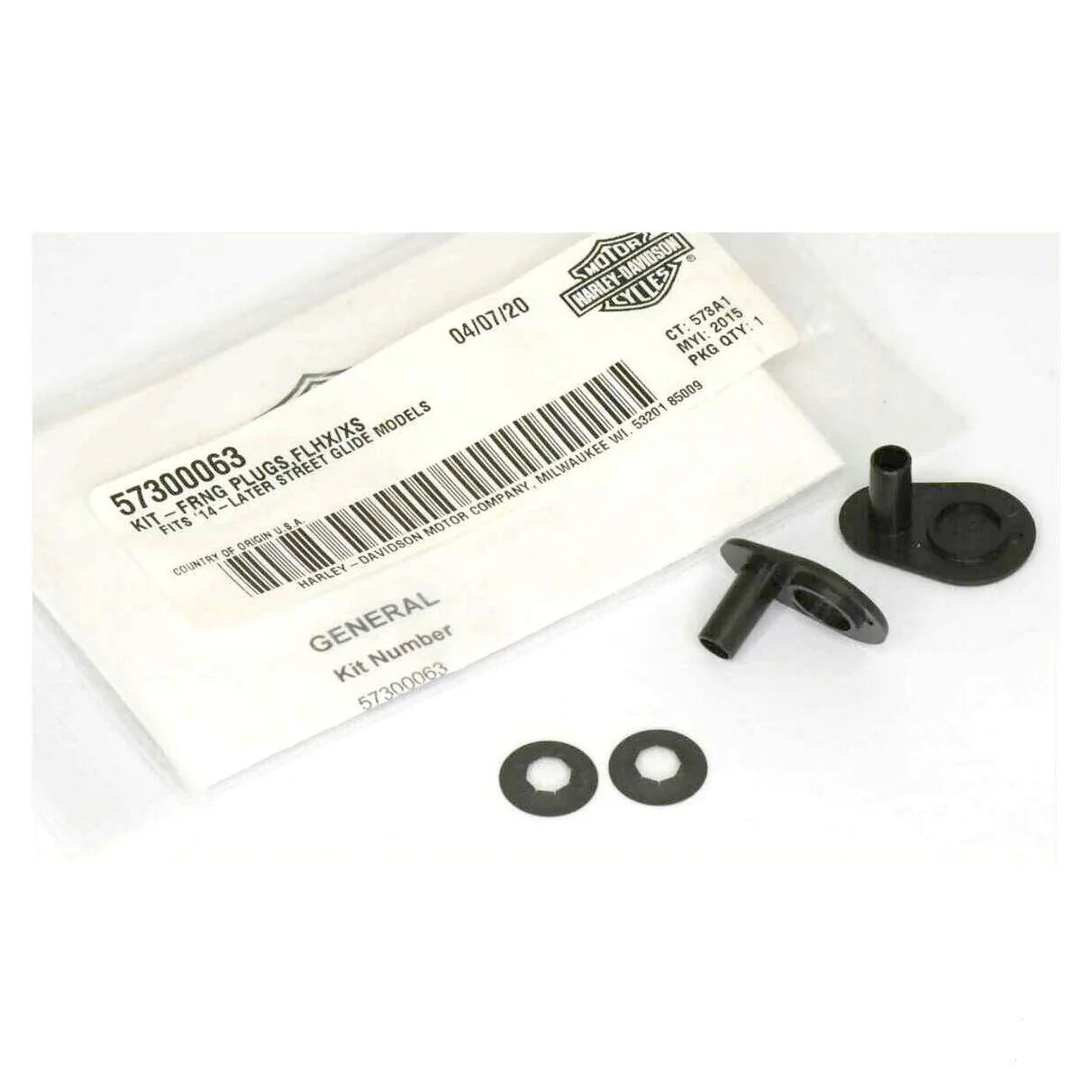 HD FAIRING MIRROR PLUG KIT - FLHX & FLHXS