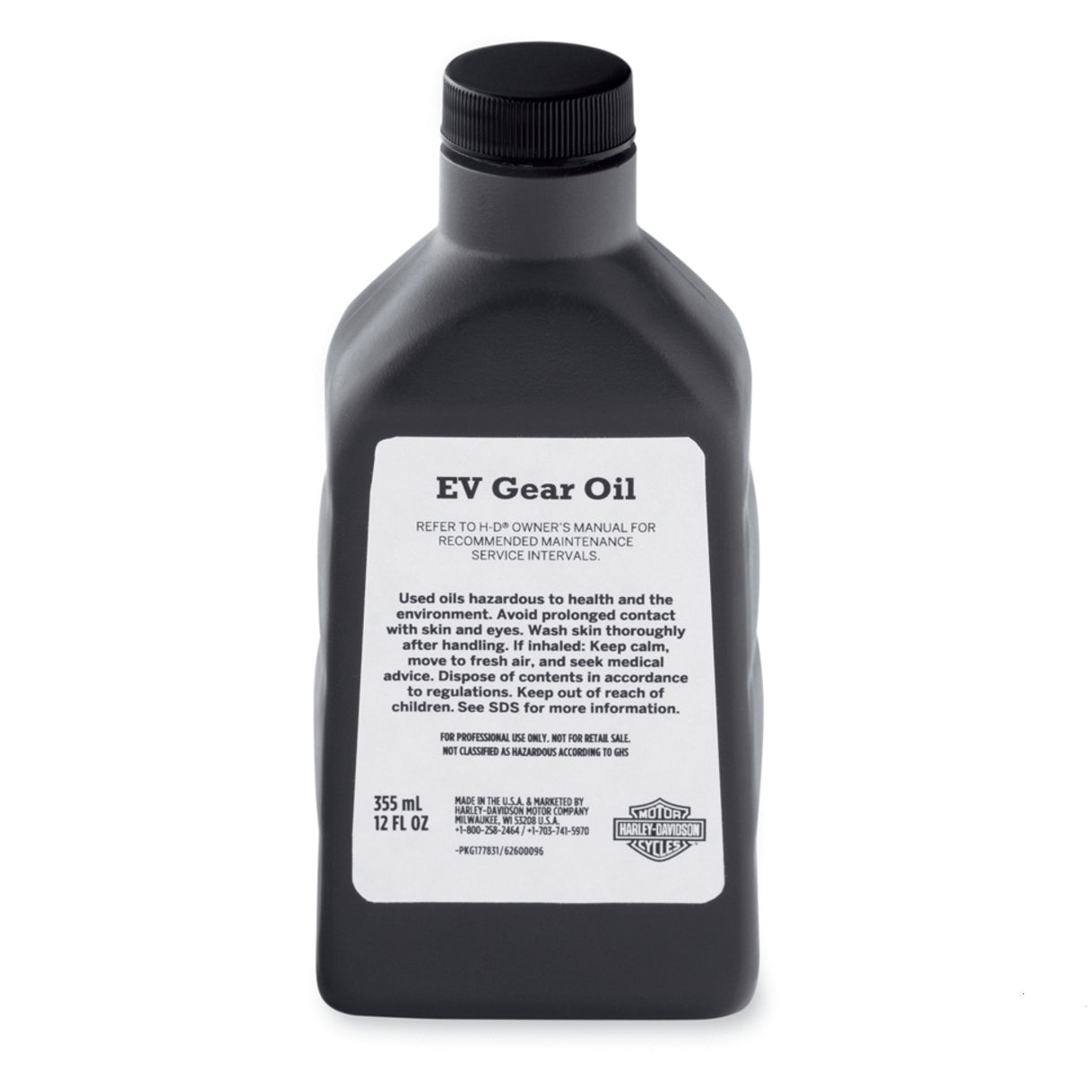 LUBRICANT, EV GEAR OIL,12 OZ