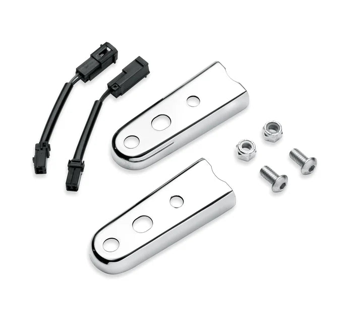 TURN SIGNAL RELOCATION KIT - CHROME