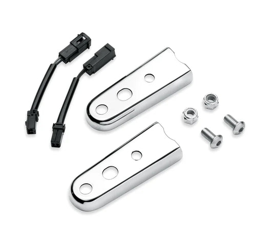 TURN SIGNAL RELOCATION KIT - CHROME