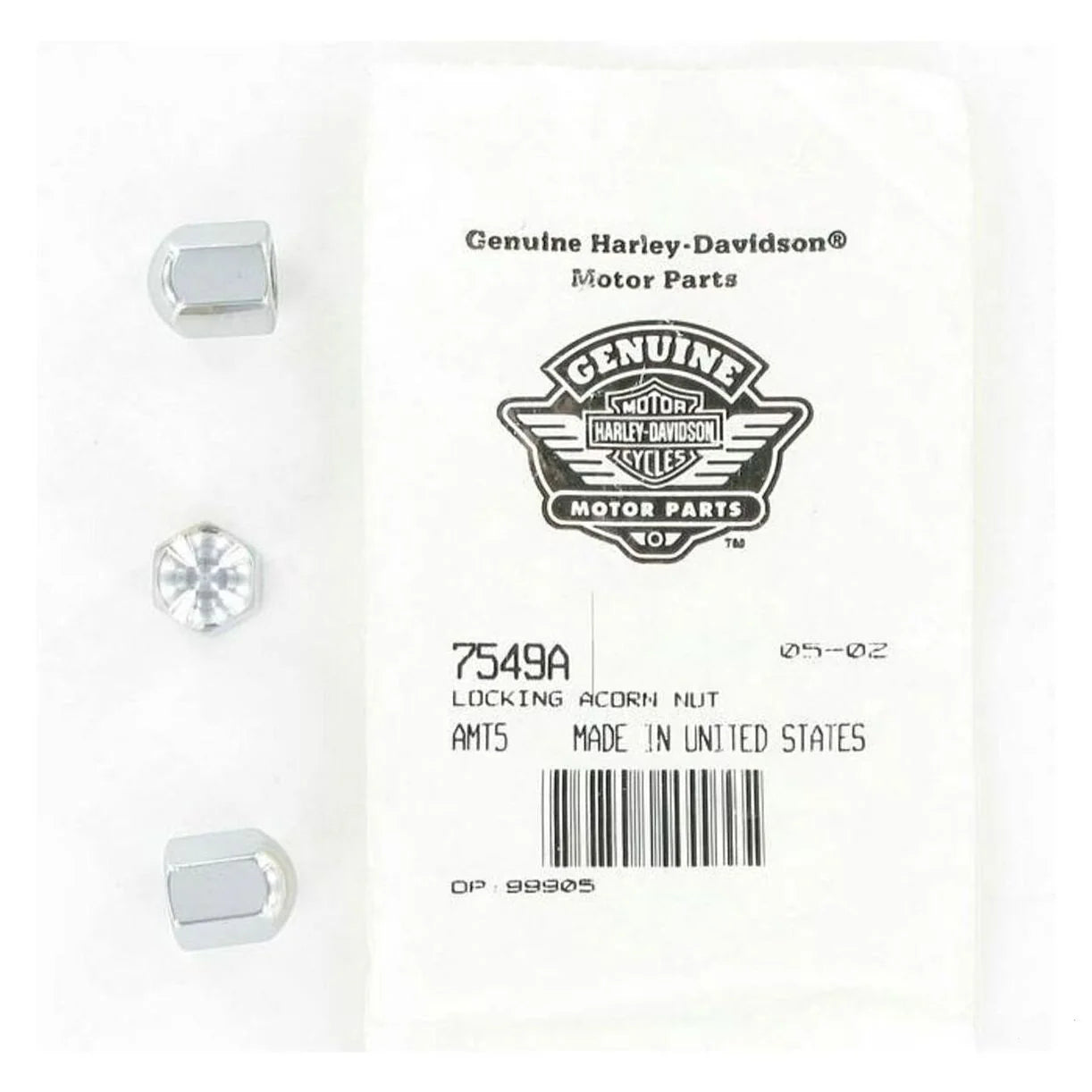 ACORN LOCKNUT 5/16-18 X 9/16 X 1/2 - CHROME