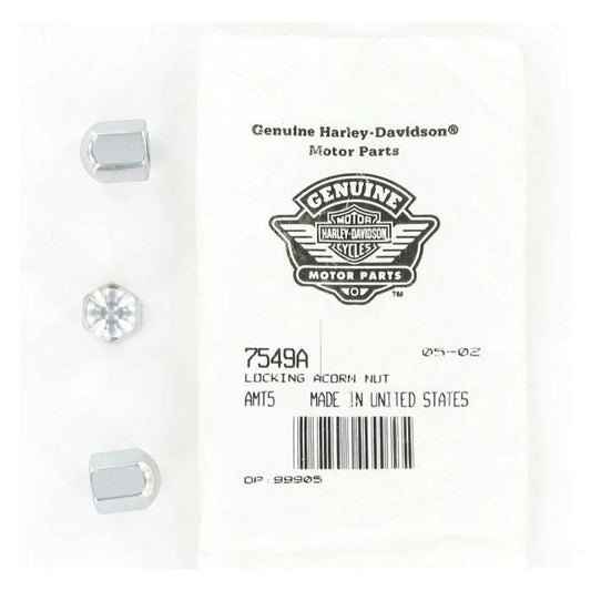 ACORN LOCKNUT 5/16-18 X 9/16 X 1/2 - CHROME