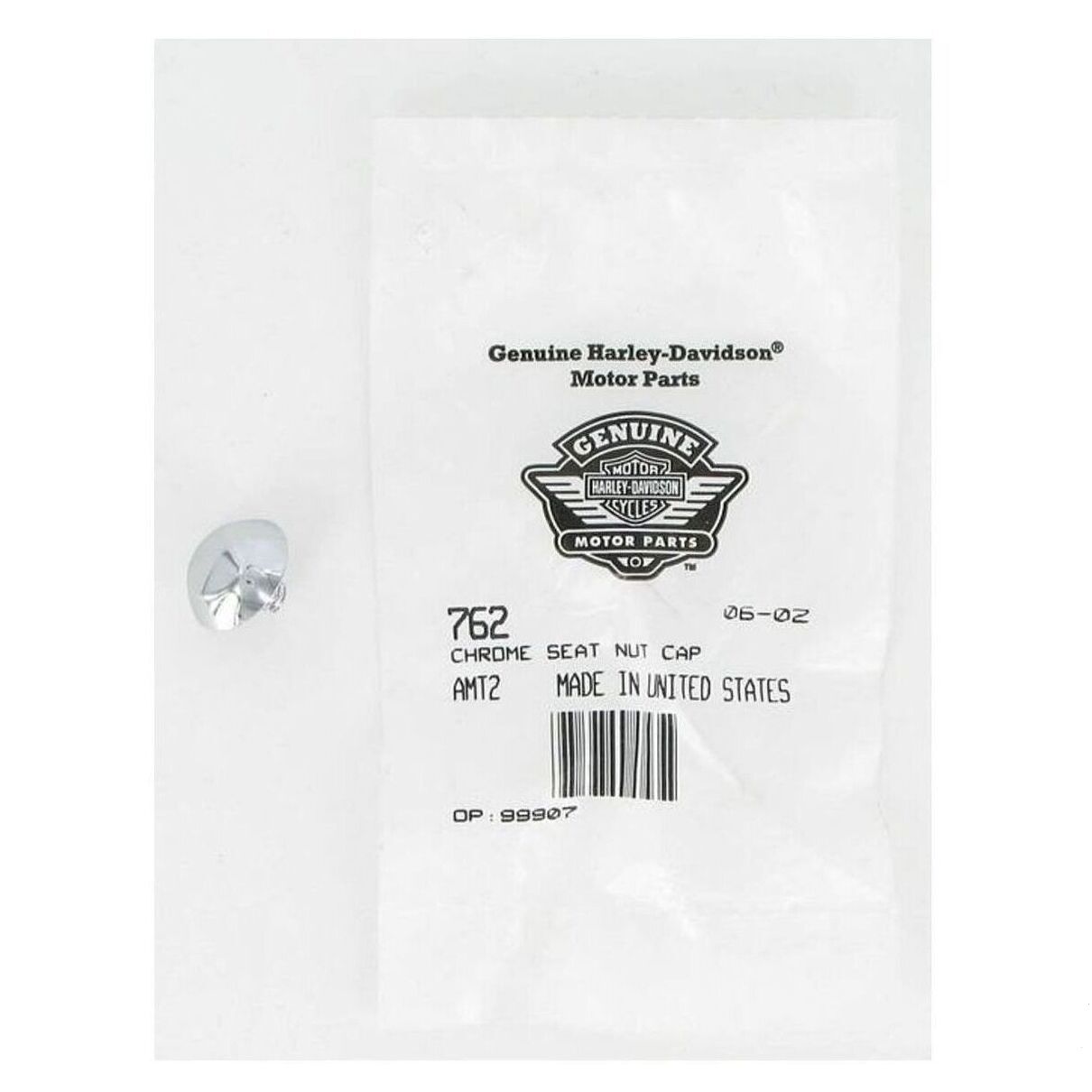 CAP COVER -  SEAT NUT KIT , CHROME