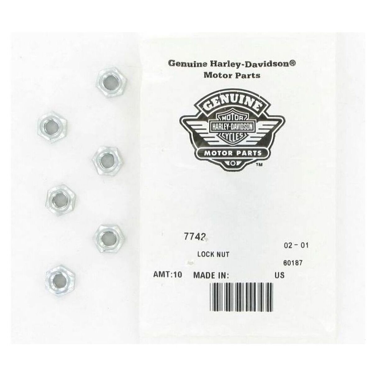 LOCKNUT HEX 1/4-20 X 7/32 X 7/16
