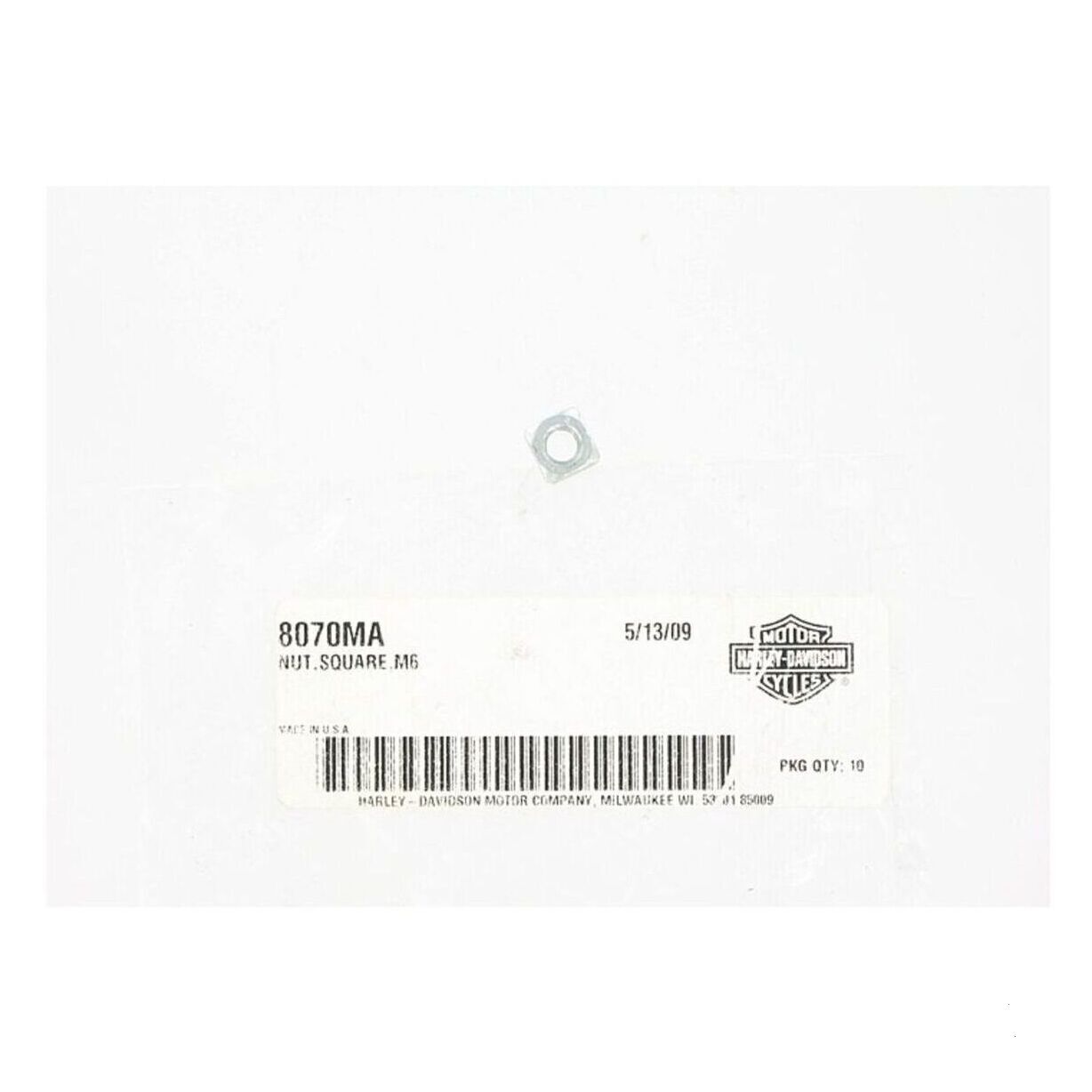 SQUARE NUT - M6