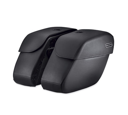 LEATHER LOCKING SADDLEBAGS