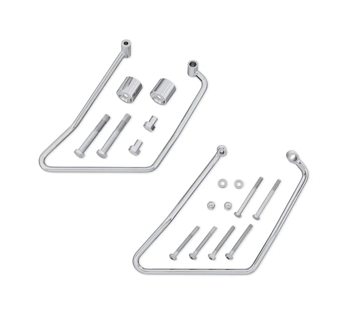 HD CHROME SADDLE BAG SUPPORTS - 00+ XL