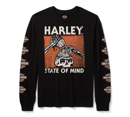 MEN'S H-D STATE OF MIND LONG SLEEVE TEE