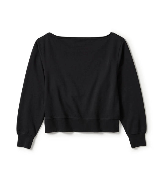 CHROME EVO OFF THE SHOULDER SWEATSHIRT