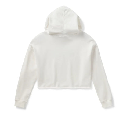 CHROME EVO BAR & SHIELD CROPPED HOODIE