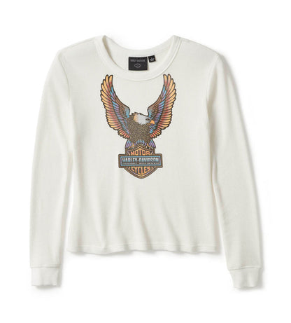 NEON EAGLE DISTRESSED SWEATER