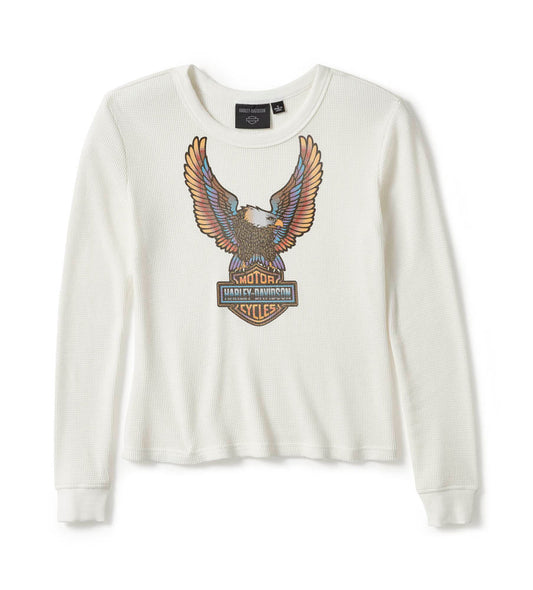 NEON EAGLE DISTRESSED SWEATER