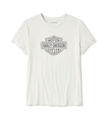 H-D BLING CREW NECK TEE