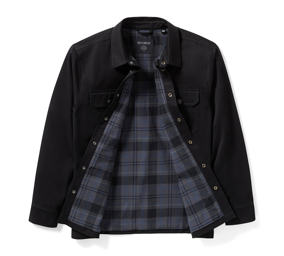 RACER SOLID FONT SHIRT JACKET