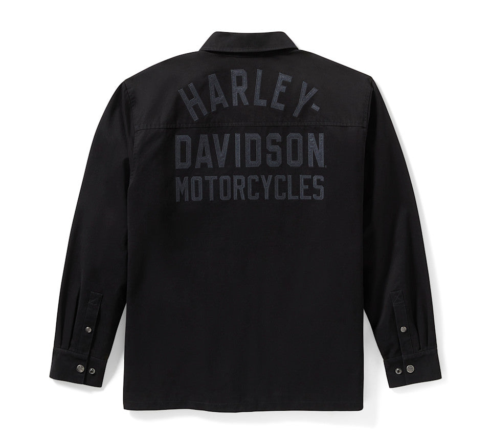 RACER SOLID FONT SHIRT JACKET