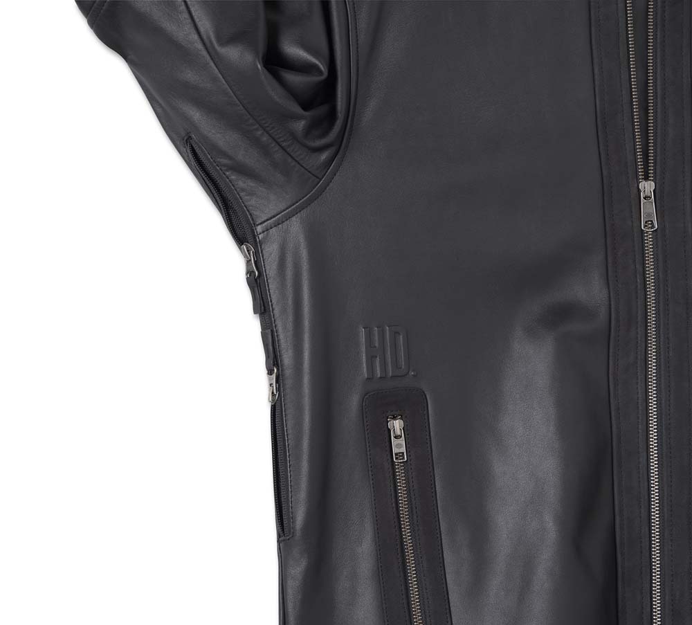 H-D PANHEAD LEATHER RIDING JACKET