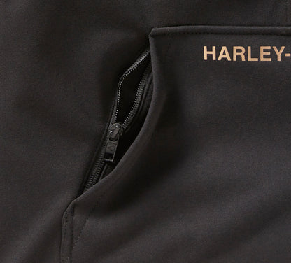H-D DEFLECTOR HALF ZIP RIDING FLEECE