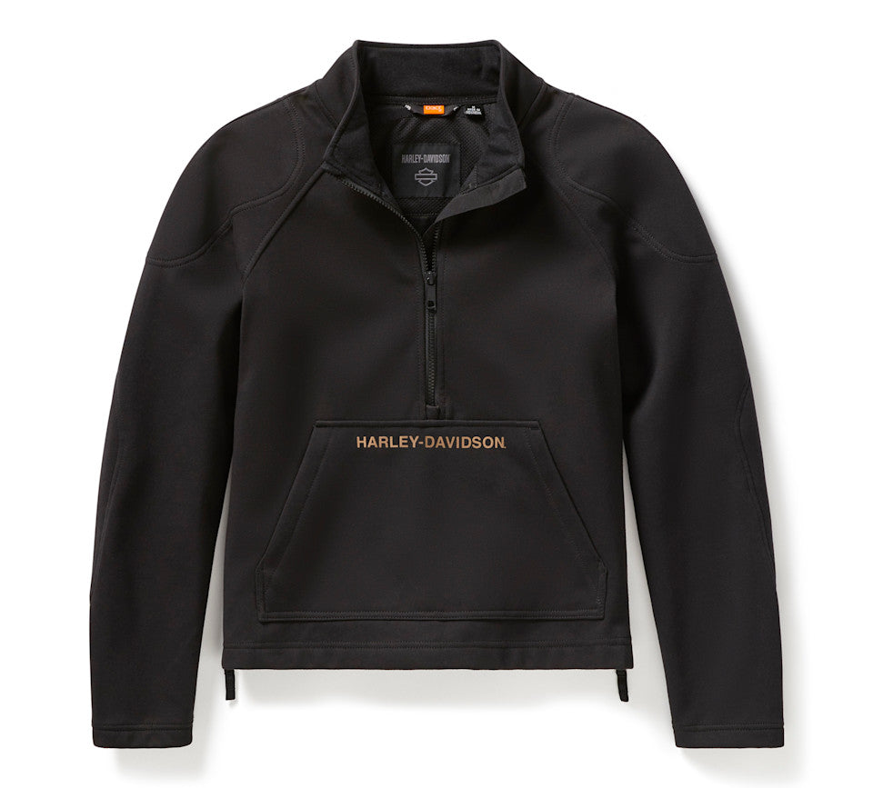 H-D DEFLECTOR HALF ZIP RIDING FLEECE