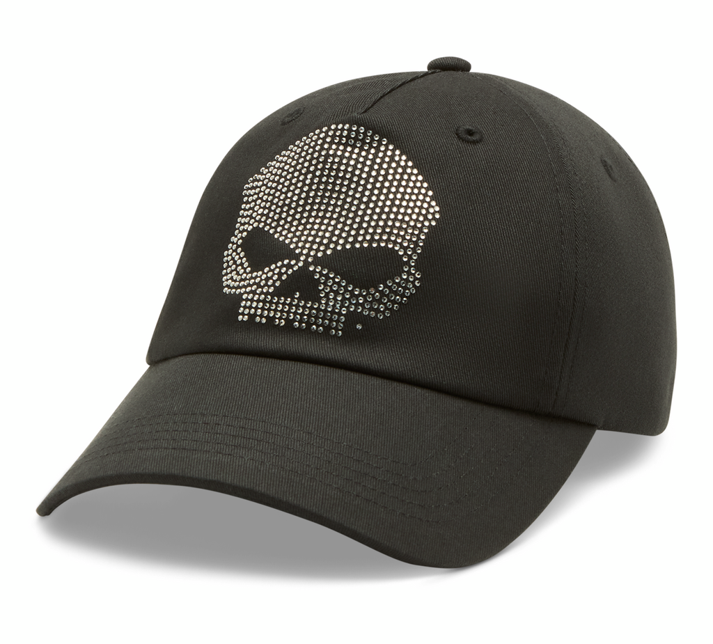 WOMEN'S WILLIE G BLING SKULL BALLCAP
