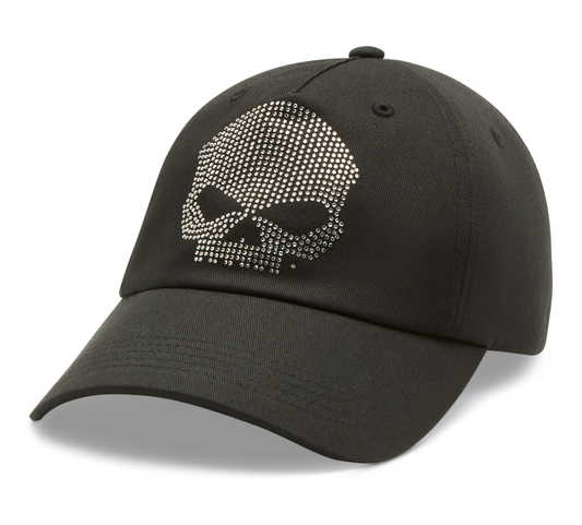 WOMEN'S WILLIE G BLING SKULL BALLCAP
