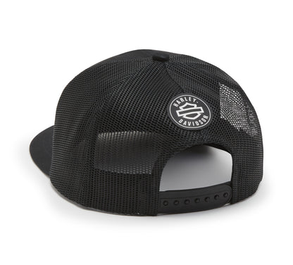 LOGO COLORBLOCK ADJUSTABLE TRUCKER CAP