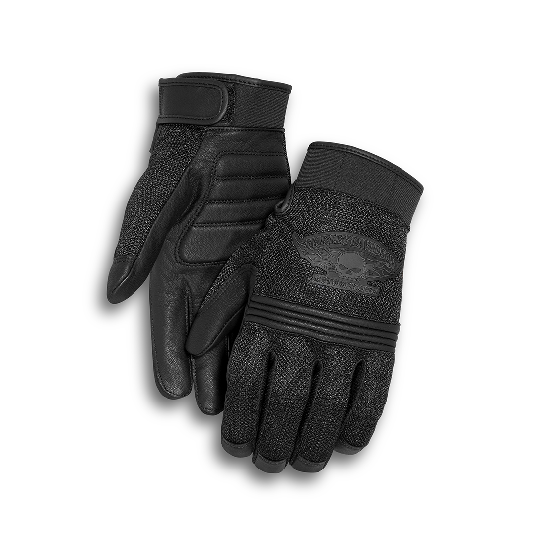 WINGED WILLIE G SKULL GLOVES