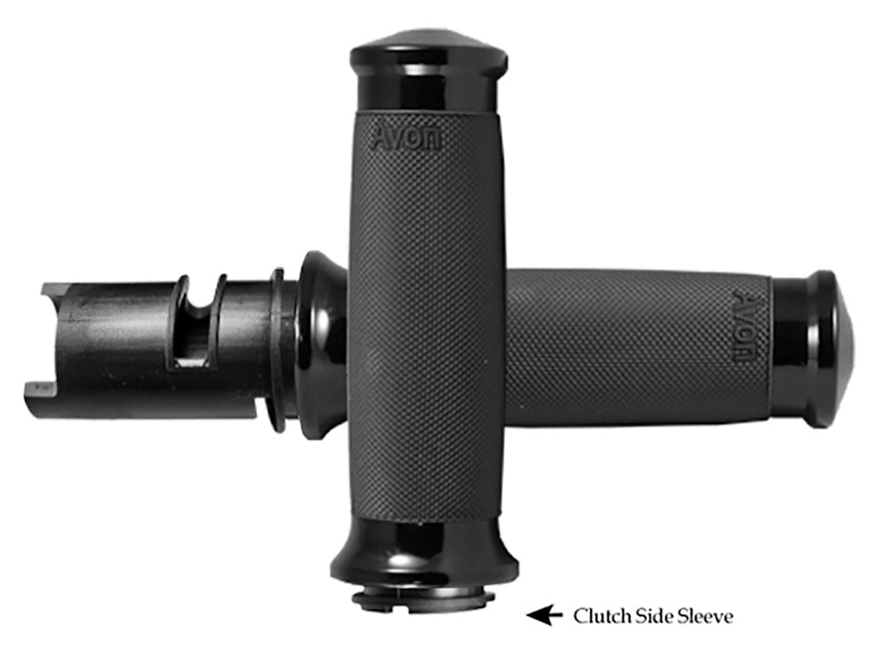 AVON CUSTOM CONTOUR HAND GRIPS – GEN2 M8 TOURING/SOFTAIL (BLACK)