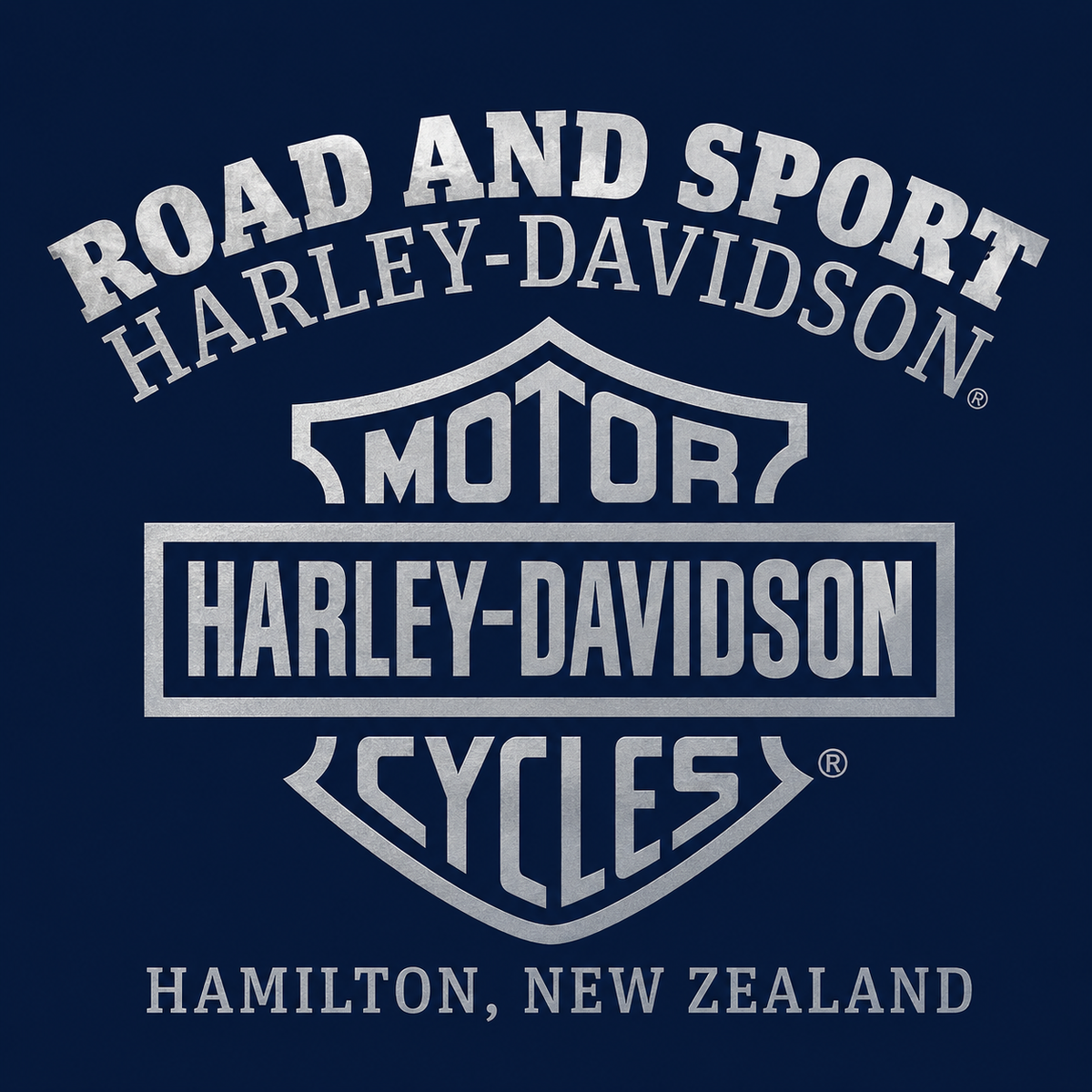 GENUINE LONG SLEEVE POCKET DEALER TEE - NAVY