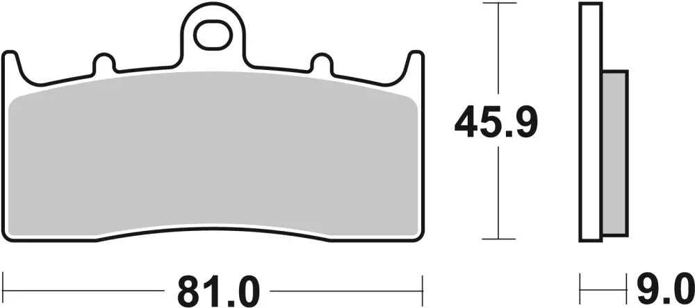 LYNDALL Z-PLUS FRONT/REAR BRAKE PADS