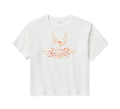 FLAMING EAGLE BOXY TEE