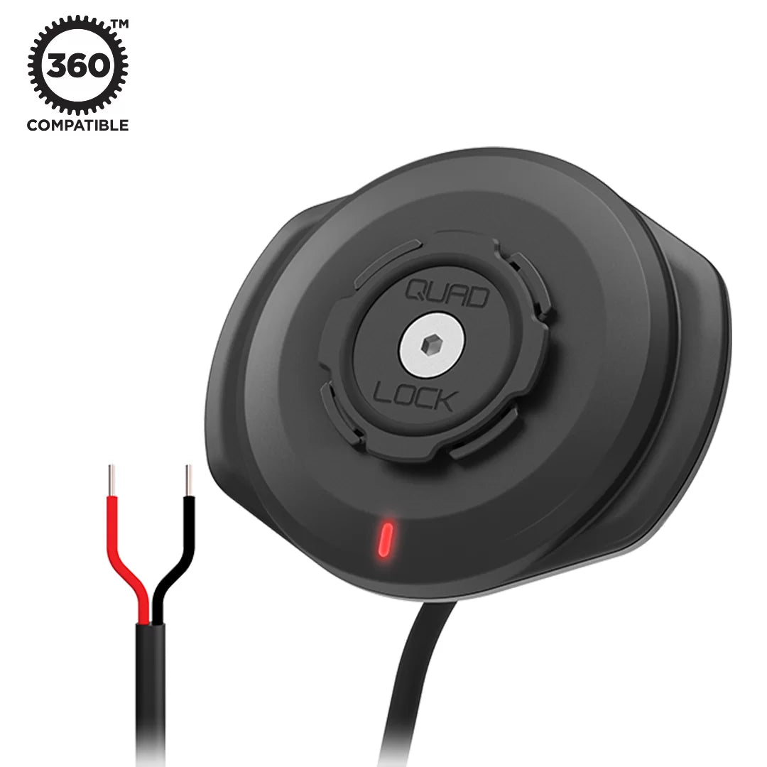 QUAD LOCK, 12V-24V WIRELESS CHARGING HEAD V2